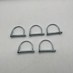 1/4" x 2-1/4" Round Coupler Safety Lock Pins (5 Pieces)