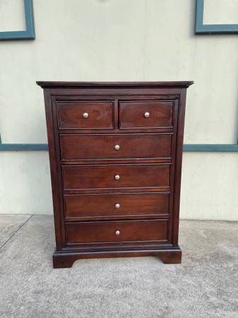 Modern Brown Dresser $175