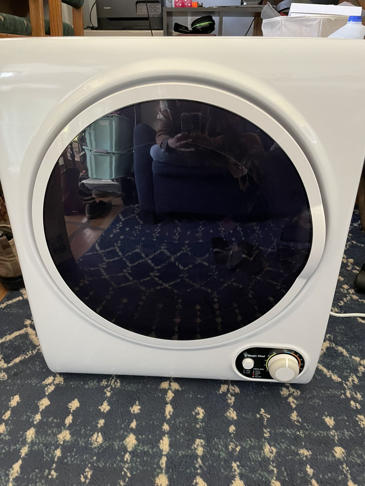 Magic Chef Dryer 1.5 Cu Ft/Haier Portable Washer 1.0 Cu Ft