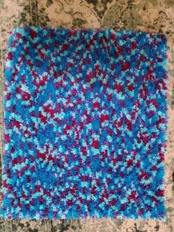 tuffed throw rug