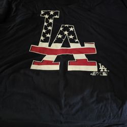 3xl LA Dodgers Patriotic Shirt Nwt