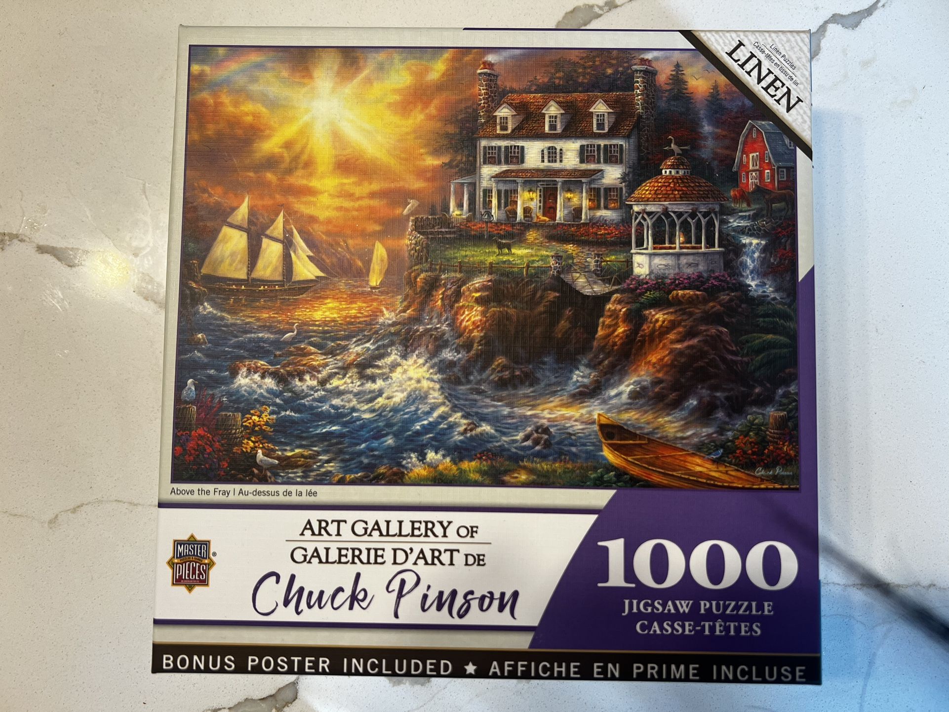 Linen Puzzle Box Toy Chuck Pinson