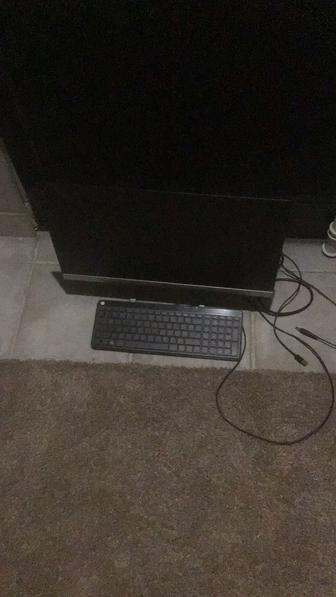 Hp Monitor +keyboard