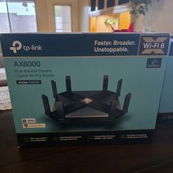 TP-Link AX6000 WiFi 6 Router(Archer AX6000) -802.11ax Wireless 8-Stream Gaming Router