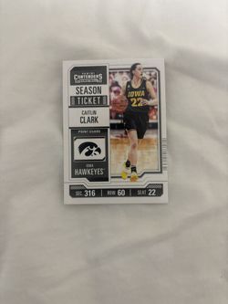 2024 Panini Caitlin Clark Contenders Season Ticket Caitlin Clark 