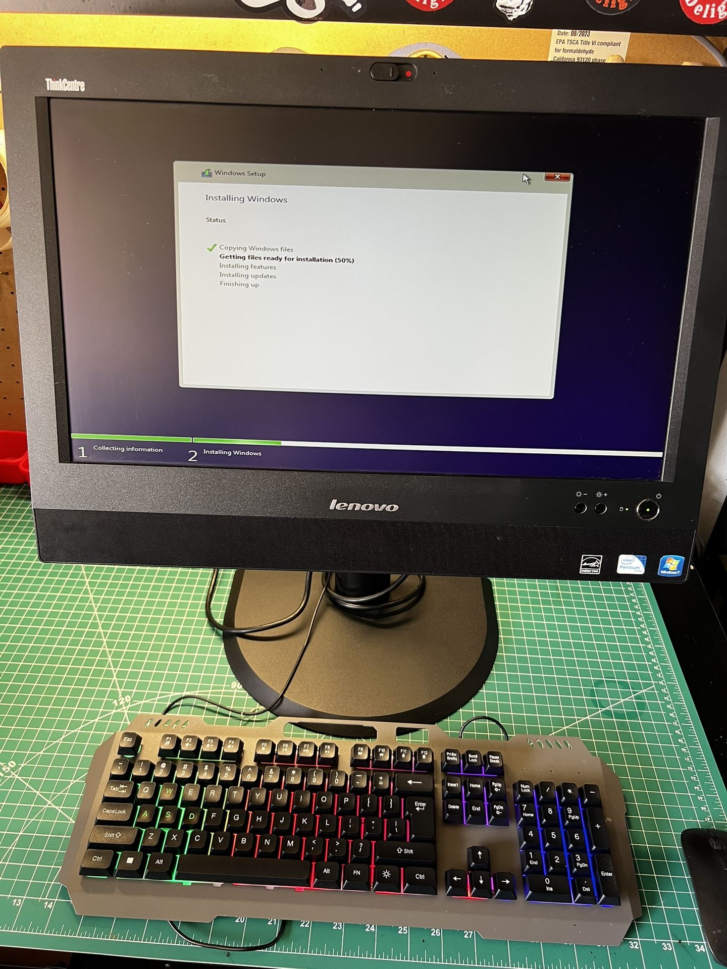 Lenovo ThinkCentre m72z 20” AIO