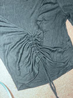 Sunday’s Best Front Crop Top – Adjustable Drawstring