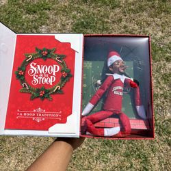 Snoop on the Stoop 12” Snoop Dogg Christmas Red Plush Figurine -Elf On The Shelf