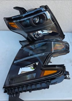 15-20 Chevrolet Suburban Tahoe Projector Headlights Luces Focos Micas Faros Faroles Headlamps Chevy