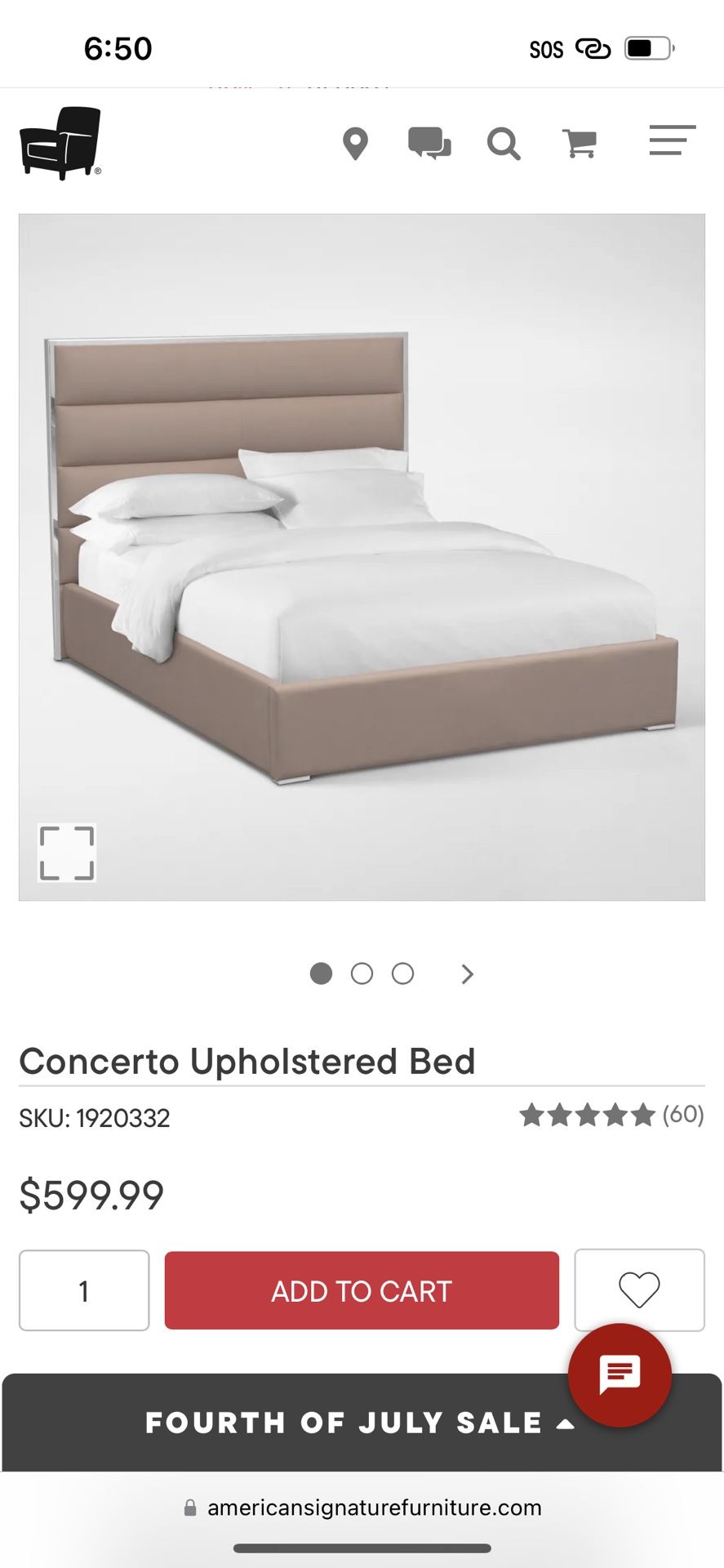 Bed Frame Only (same Exact One Pictured But In Dark Blue With Silver Trim)