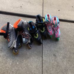 3 Roller Blades 