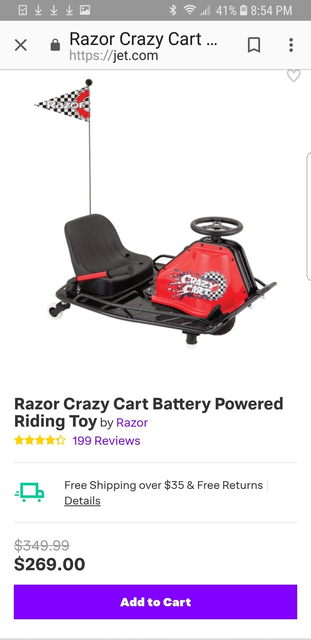 Razor crazy cart