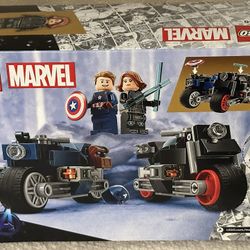 LEGO #76260 Marvel Captain America & Black Widow Motorcycle Brand New