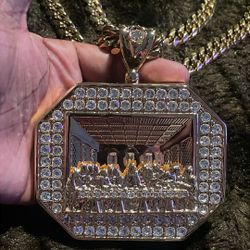 Huge Pendant Cuban Set