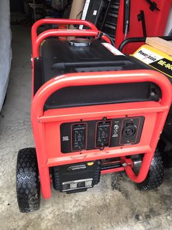 Husky 4550 Starting Watt@3650 Running watt Powered By Subaru Generator