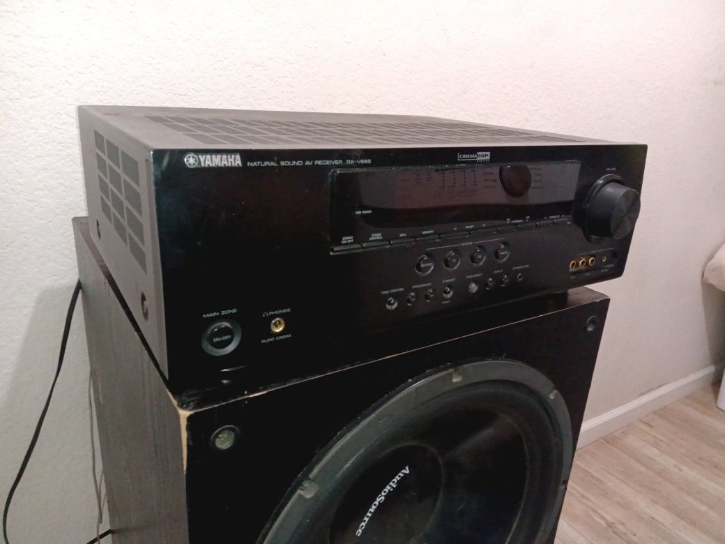 YAMAHA NATURAL SOUND AV RECEIVER RX-V665