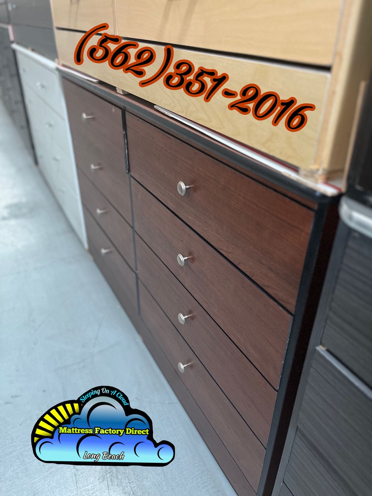 Eight Drawer Cherry Mueble Comoda Cajonera Nueva
