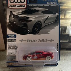 AUTO WORLD CHASE ULTRA Red Corvette Stingray 