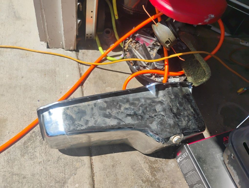 Chrome Oil Pan For A Older Chevy