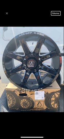20 Inch Axe Wheels 8x180