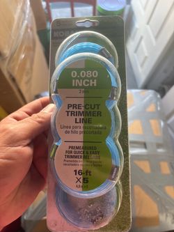 Kobalt Pre-Cut Trimmer Line 0.080 Inch 5-Pack