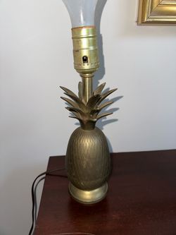 Vintage Brass Pineapple Lamp 🍍
