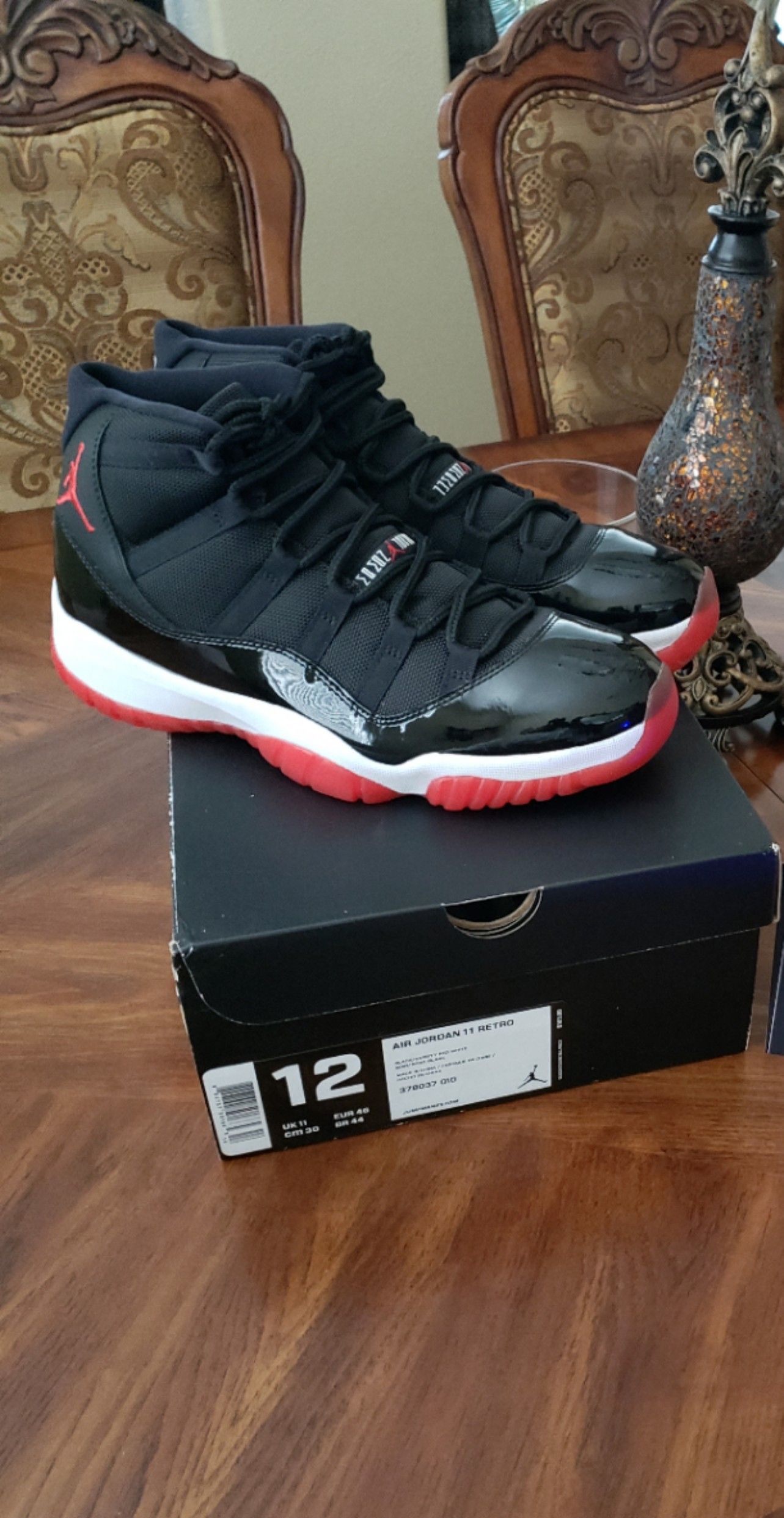 Jordan 11 bred size 12 mens