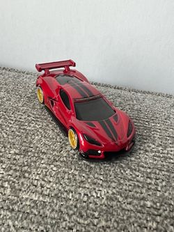 Hot Wheels Custom Red Chevy Corvette C8.R – Excellent Condition