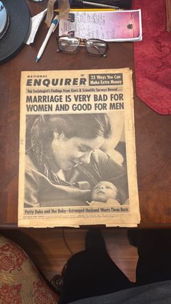 Vintage National Enquirer Newspaper 1971