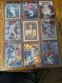 🔥 Awesome 🔥 Mixed Lot Of (9) 💥Shohei Ohtani💥 Cards