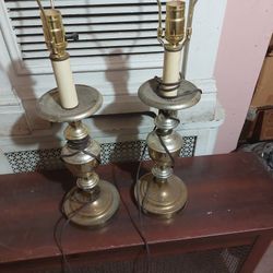 Vintage Set Of Working Lamps. 