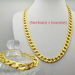 18k Gold Plated Set