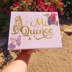 Box For Quinceañera Crown 👑 Custom Made 
