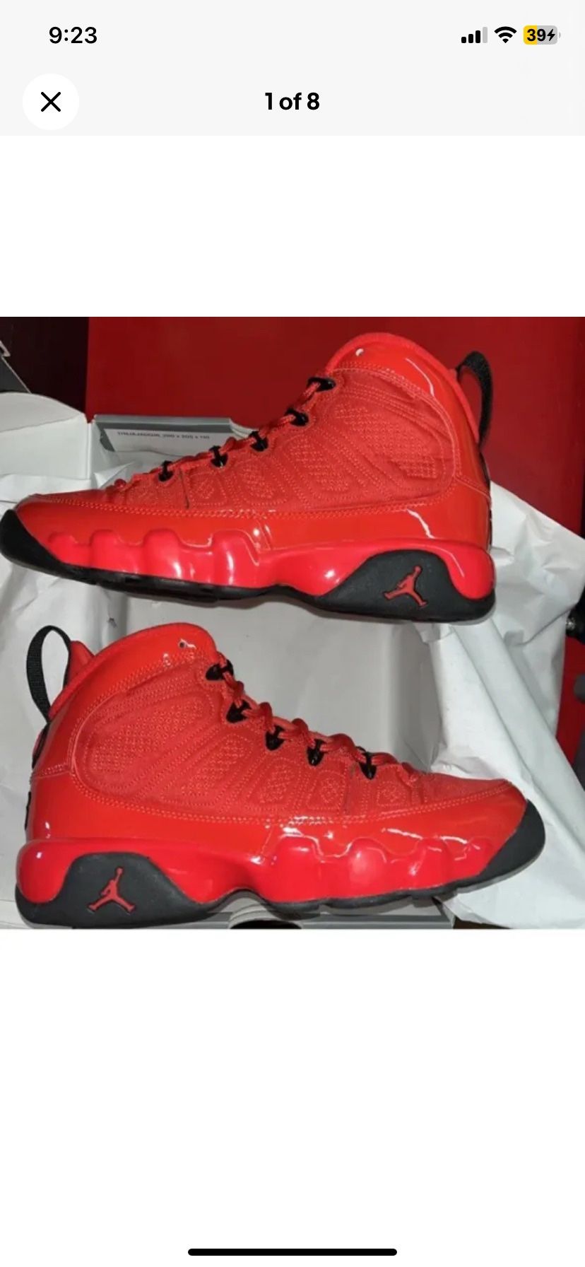 Jordan 9 Chile Red Size 6.5,New Products : American Fashion Style Bags On Sale