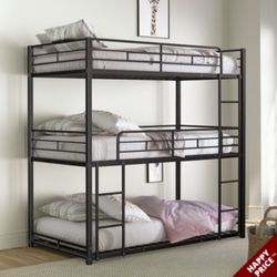 TRIPLE BUNK BED ( FREE DELIVERY )