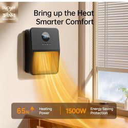 Duomiy Electric Space Heater. 3 In 1 
