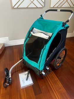 Burley Encore X, 2 Seat Kids Bike Trailer & Stroller
