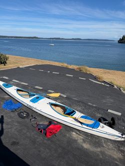 20’ Easy Rider Eskimo Tandem Fiberglass Kayak – Pacific Northwest Classic