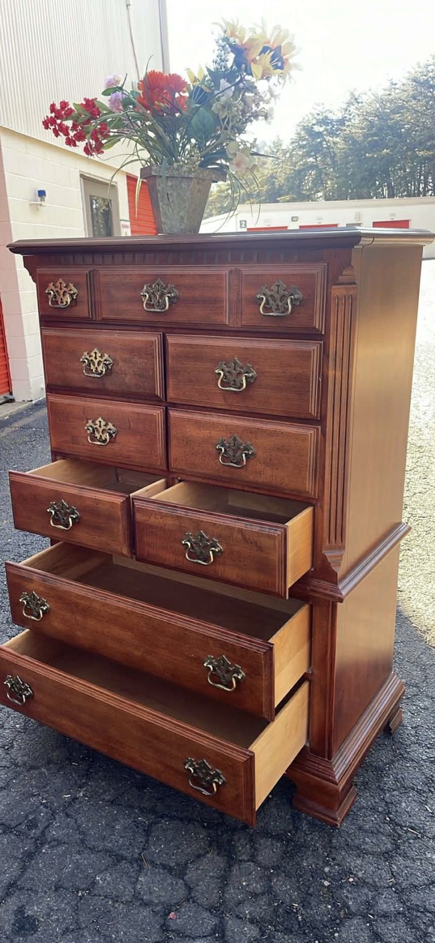 Sumter Cabinet Real Wood Tall Chest With Big drawers. Drawers Sliding Smoothly. Delivery Available