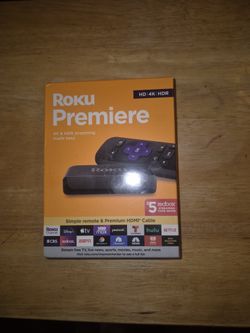 Roku Premiere 4K/HDR Streaming Player - New Sealed