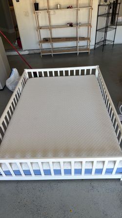 Free full bed frame and mattress