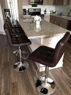 4 brand new brown bar stools chairs chair