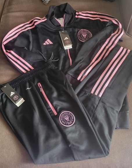 Adidas Mens 2023/24 Inter Miami Tracksuit Original Size Small Medium Large Xl No Trade
