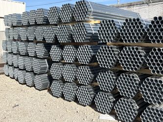 8’ 2-3/8” Galvanized Steel Post 16Ga