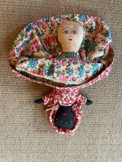 Topsy Turvy Cloth Rag Stuffed Doll with 2 faces 2-in-1 Doll