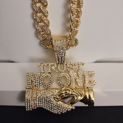 Cuban Link Chain And Charm