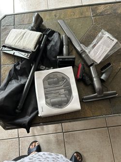 Shark Vacuum, Accessories In Carryall Bag