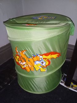 Vintage Digimon clothes hamper