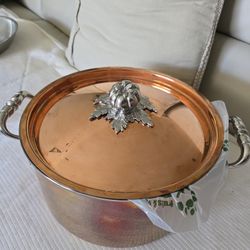 Ruffoni Specialty Cookware Copper Clad Stock Pot 8 Quarts 26cm