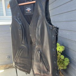 Women’s Harley Leather Vest
